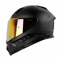 CASCO SHAFT 595 SOLID NEGRO N7 INTEGRAL | SEGURIDAD QUE TE ACOMPAÑA EN CADA RUTA