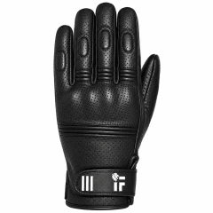 GUANTE DE CUERO HOMBRE NEGRO PERFORADO | ESTILO Y PROTECCIÓN PARA CADA RECORRIDO