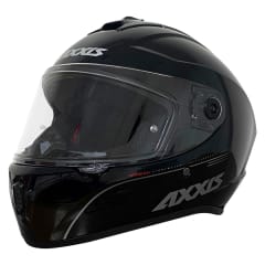 CASCO AXXIS FF112D DRAKEN S SOLID NEGRO BRILLANTE | CASCO INTEGRAL CERTIFICADO ECE 22.06