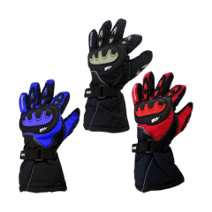 Guantes Para Moto Largos Invierno Protección Frio Axe  AZUL
