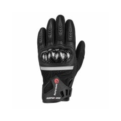 GUANTES PARA MOTO VERANO NUDILLO FIBRA CARBONO NEGRO