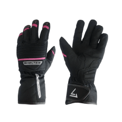GUANTE PARA MOTO SHELTER BLAKE WP NEGRO ROSA