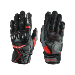 GUANTES PARA MOTO SHELTER MATRIX NEGRO GRIS PROTECCIÓN Y VENTILACIÓN