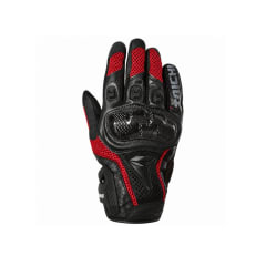GUANTES PARA MOTO TAICHI CON PROTECCIÓN DE CARBONO NEGRO ROJO