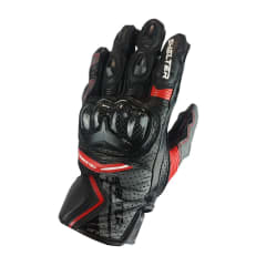 GUANTES MOTO SHELTER MATRIX NEGRO GRIS PROTECCIÓN Y VENTILACIÓN
