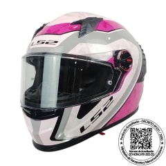 CASCO LS2 FF816 COSMOS STRIKE ROSA GRIS | SEGURIDAD, DISEÑO Y ALTO RENDIMIENTO