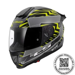 CASCO LS2 FF802 FLASH II ENERGY GRIS AMARILLO