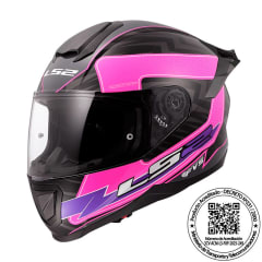 CASCO LS2 FF802 FLASH II ENERGY NEGRO ROSA