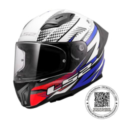 CASCO LS2 FF810 VIGO FLIGHT BLANCO AZUL ROJO