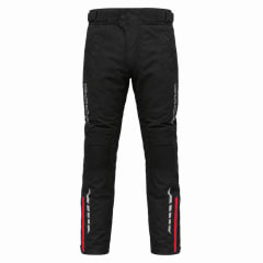 PANTALÓN PARA MOTO SPORT NEGRO ROJO | PROTECCIÓN Y COMODIDAD PARA RODAR
