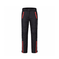 PANTALÓN LS2 CHART MUJER NEGRO ROJO | SEGURIDAD Y COMODIDAD PARA CADA DÍA