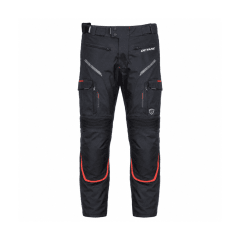 PANTALÓN OCTANE SUSPENSION NEGRO ROJO | PROTECCIÓN Y RENDIMIENTO