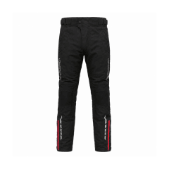 PANTALÓN PARA MOTO SPORT NEGRO ROJO | PROTECCIÓN Y COMODIDAD PARA RODAR