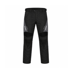 PANTALÓN PARA MOTO SAFE DRIVE SPORT NEGRO GRIS BICAPA CON PROTECCIONES