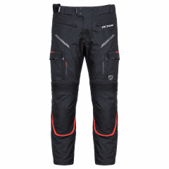 PANTALÓN OCTANE SUSPENSION NEGRO ROJO | PROTECCIÓN Y RENDIMIENTO