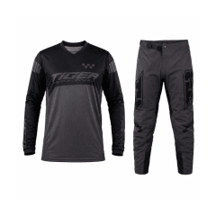 TRAJE PARA MOTO TIGER RACING TR 5.5S GRIS NEGRO | PARA MOTOCROSS Y ENDURO