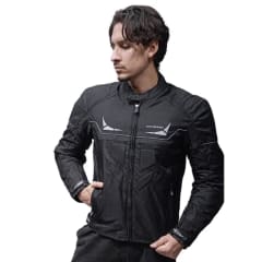 CHAQUETA CORDURA CURI NEGRA REFLECTOR PARA MOTO | PROTECCIÓN, VISIBILIDAD Y RESISTENCIA