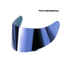 MICA PARA CASCO LS2 FF320 FF353 FF800 FF806 FF810 IRIDIUM AZUL ESPEJADA