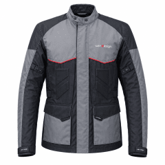 CHAQUETA TOURING WILD GRIS PARA MOTO | PROTECCIÓN, CONFORT Y VERSATILIDAD