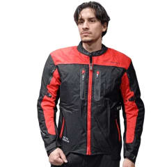 CHAQUETA CORDURA MK NEGRA PARA MOTO | PROTECCIÓN, RESISTENCIA Y CONFORT