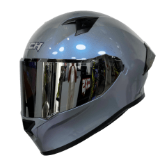 CASCO ICH 503 SOLID CAMALEÓN GRIS | CASCO INTEGRAL CERTIFICADO DOT QR