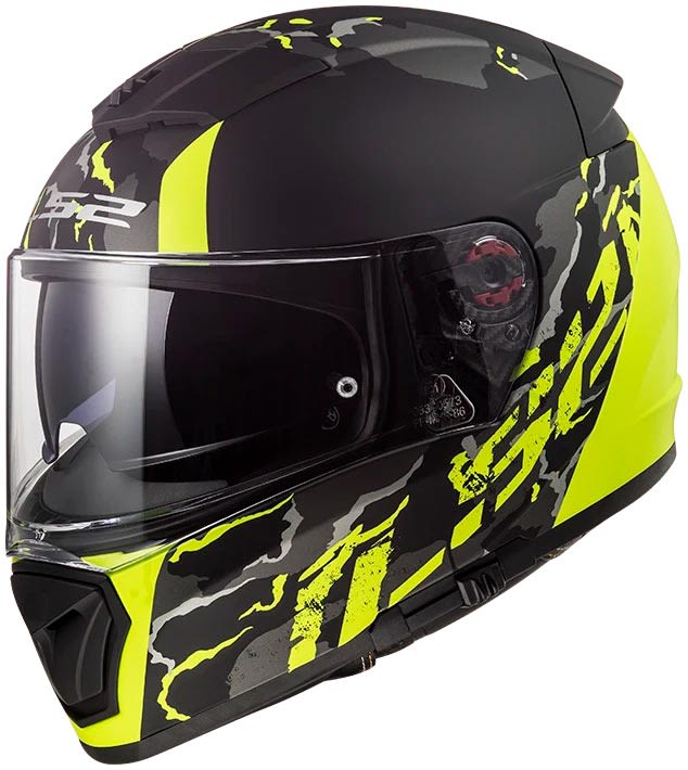 Casco Integral Ls2 Ff390 Breaker Evo Feline Amarillo Matte1