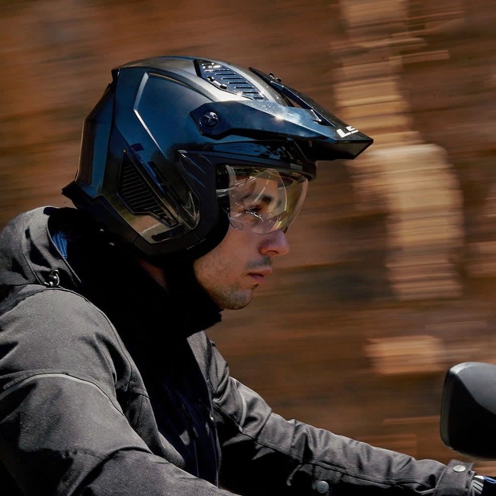 CASCO ABIERTO LS2 OF606 DRIFTER NEGRO MATTE | AVENTURA, LIGEREZA Y VERSATILIDAD6
