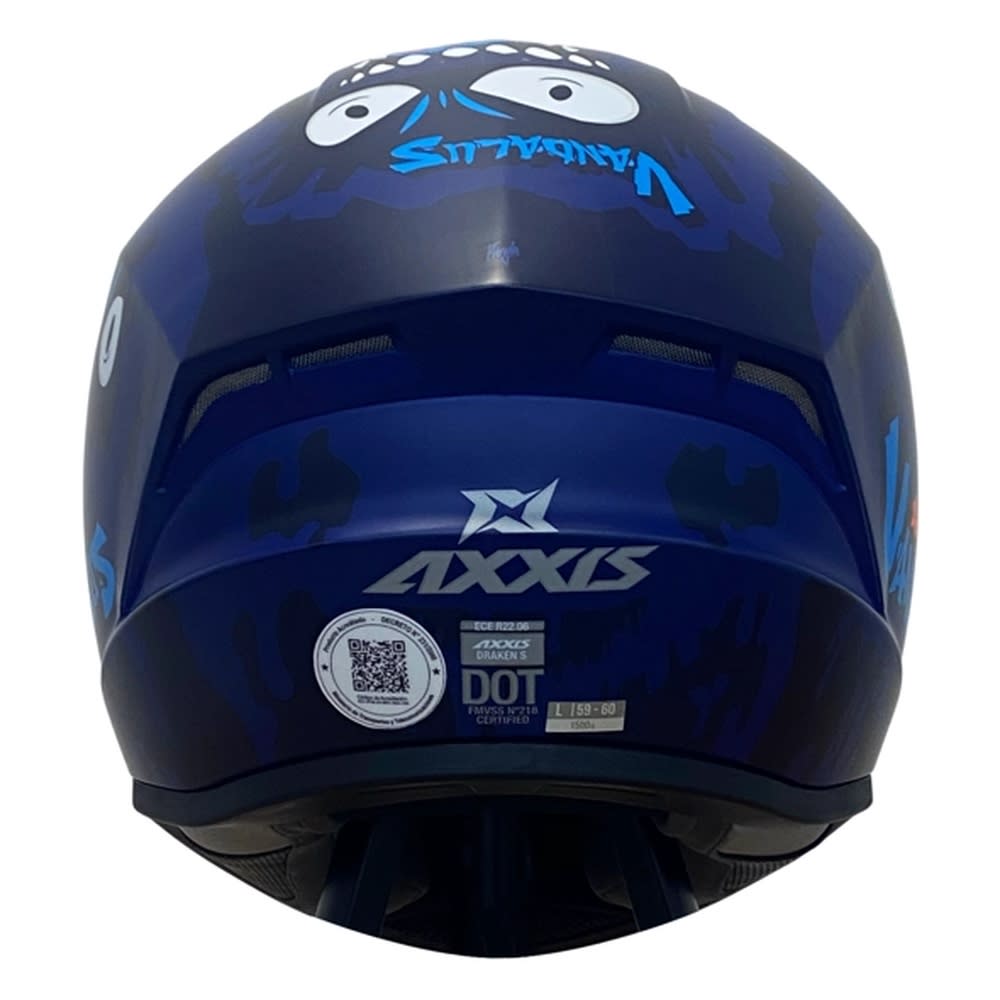 CASCO AXXIS FF112D DRAKEN S VANDALUS C27 MATE | CASCO INTEGRAL CERTIFICADO ECE 22.067