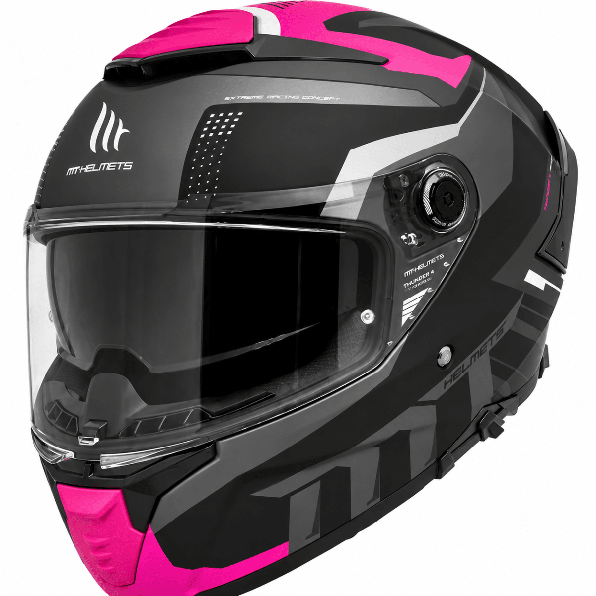 CASCO INTEGRAL MT HELMETS THUNDER 4 SV R8 ROSA MATE | SEGURIDAD PREMIUM PARA RODAR SIN LÍMITES1
