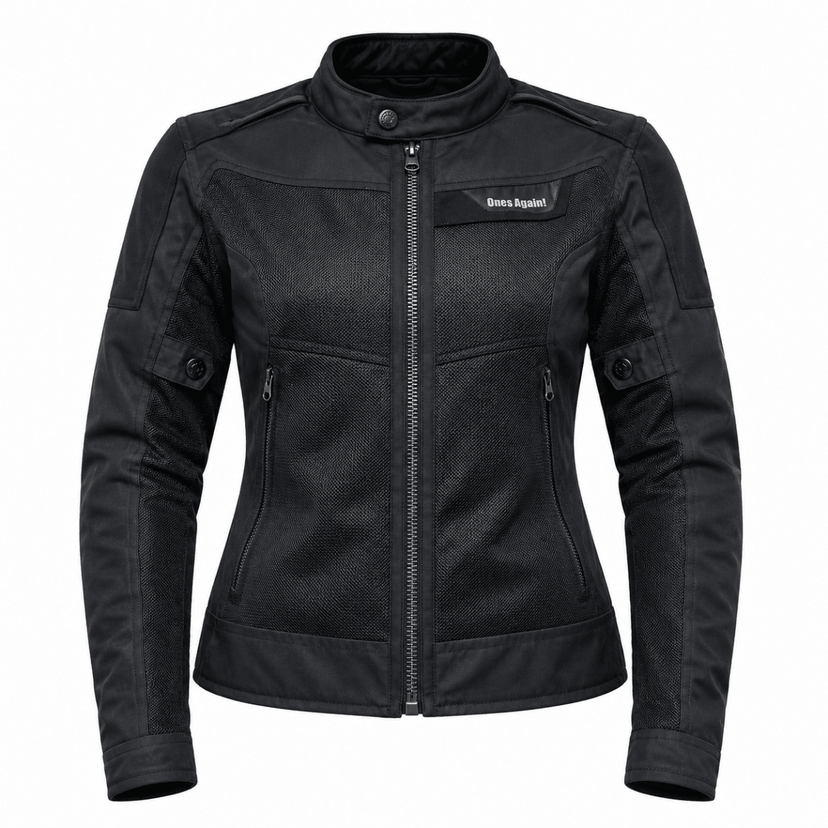 CHAQUETA ONES AGAIN MUJER SJ01W NEGRA | VENTILACIÓN PARA RODAR CON SEGURIDAD1