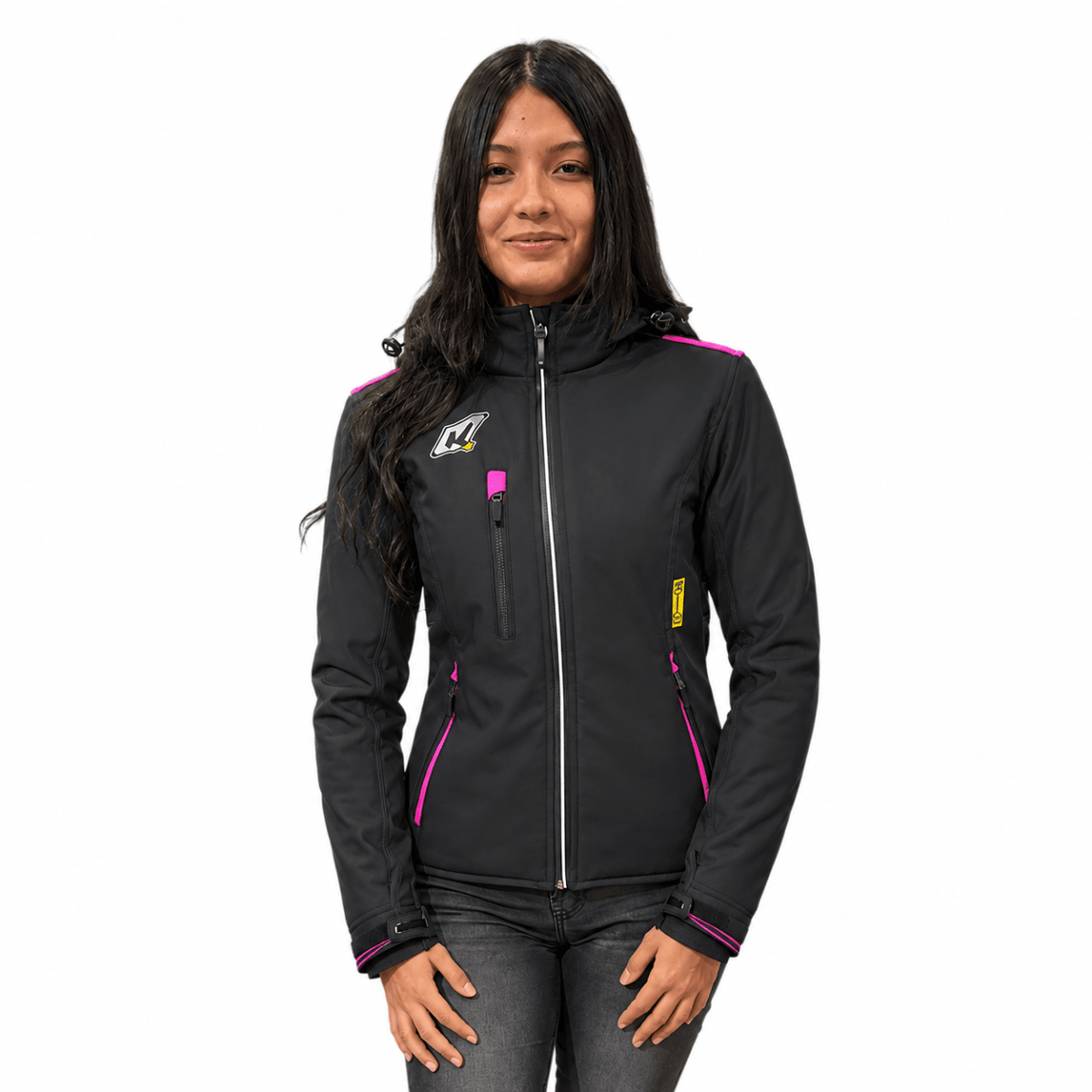 CHAQUETA KMZ PINKY NEGRO ROSADO | ESTILO FEMENINO QUE MARCA LA DIFERENCIA3
