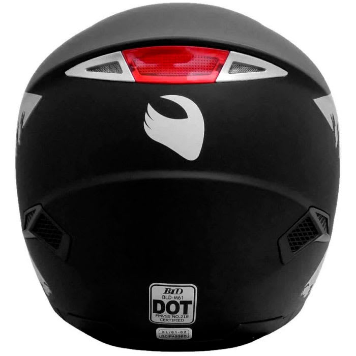 Casco ghb M-61 xtreme negro gris matte7