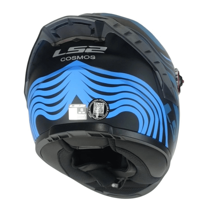 CASCO LS2 FF816 COSMOS BEATS NEGRO AZUL MATE2
