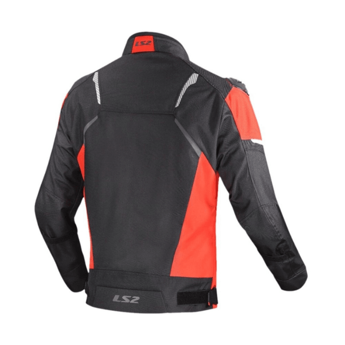 CHAQUETA LS2 ZOOM NEGRA ROJA2