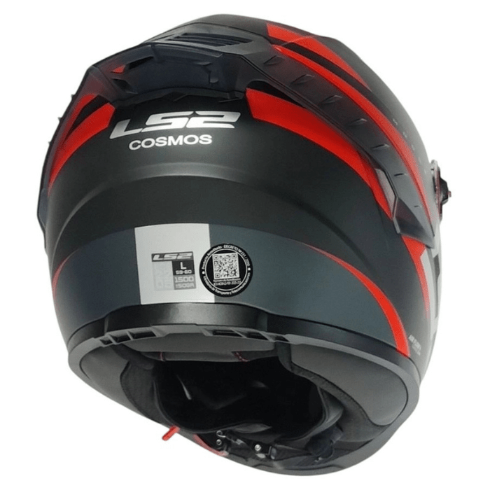 CASCO LS2 FF816 COSMOS MODOK NEG ROJO MATE ST2
