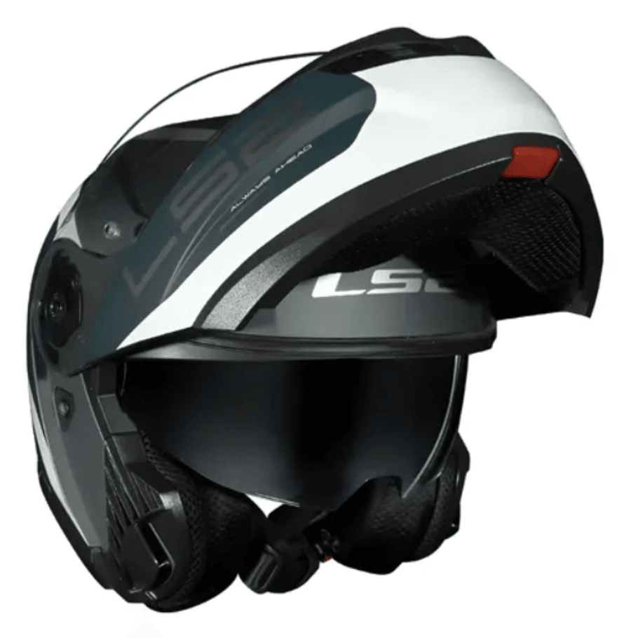 CASCO LS2 FF908 STROBE II VICTORY GRIS AZUL ARENA MATE | CERTIFICADO ECE 22.062