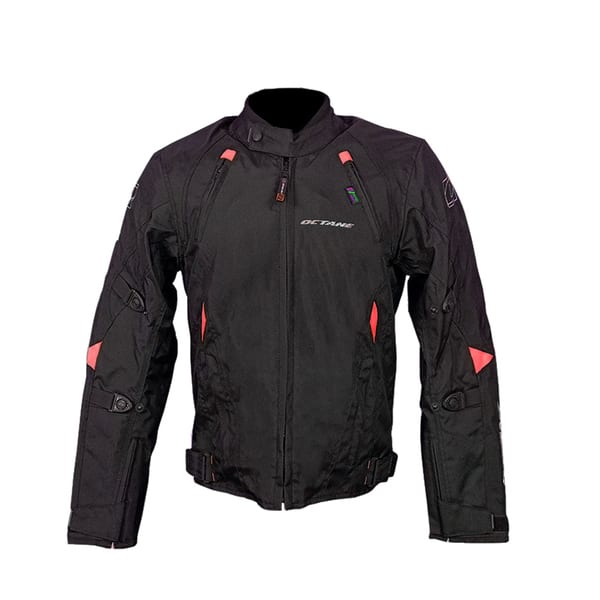 CHAQUETA VOLTAGE NEGRO ROJO1