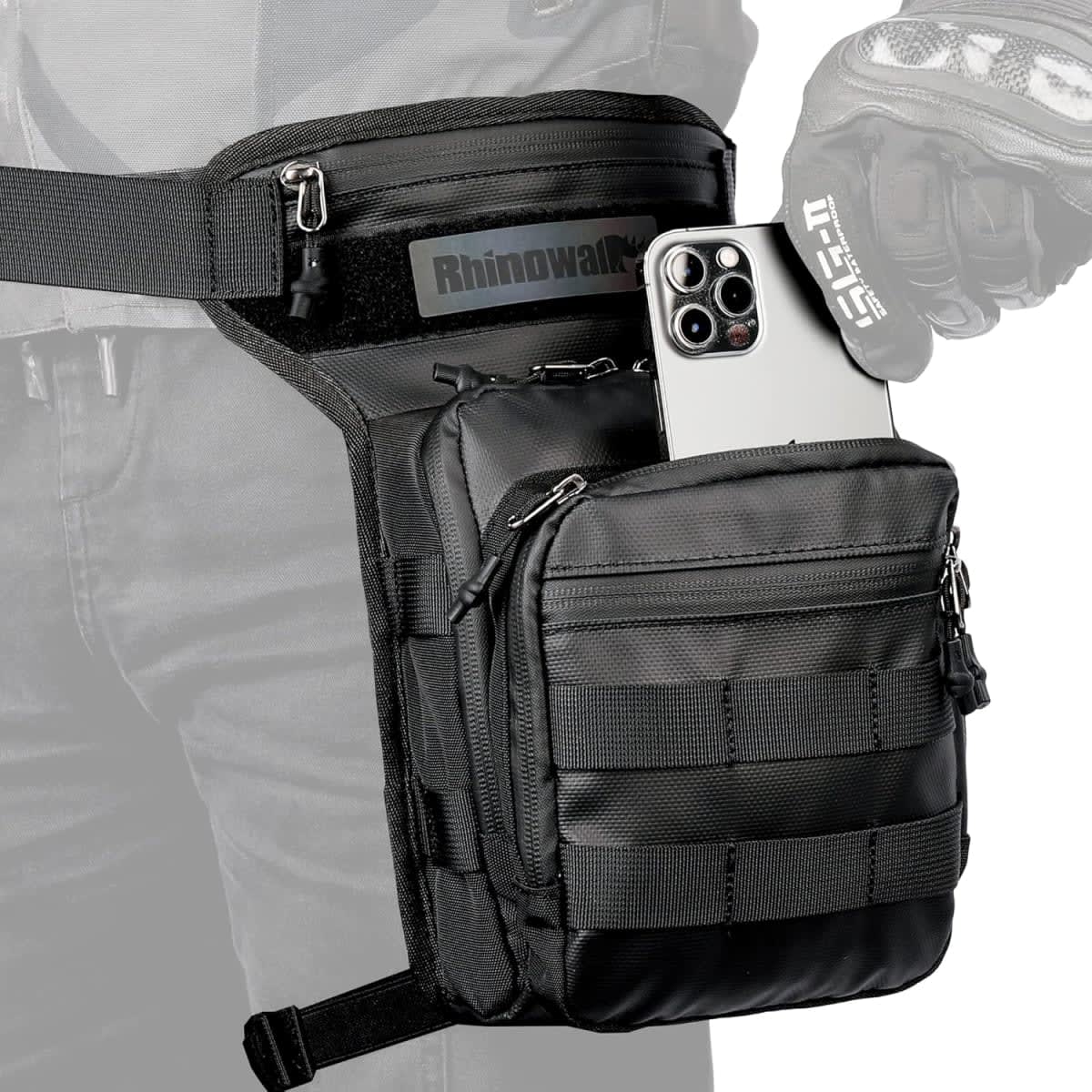 Muslera para moto Rhinowalk MT102 multifuncional 3 litros2