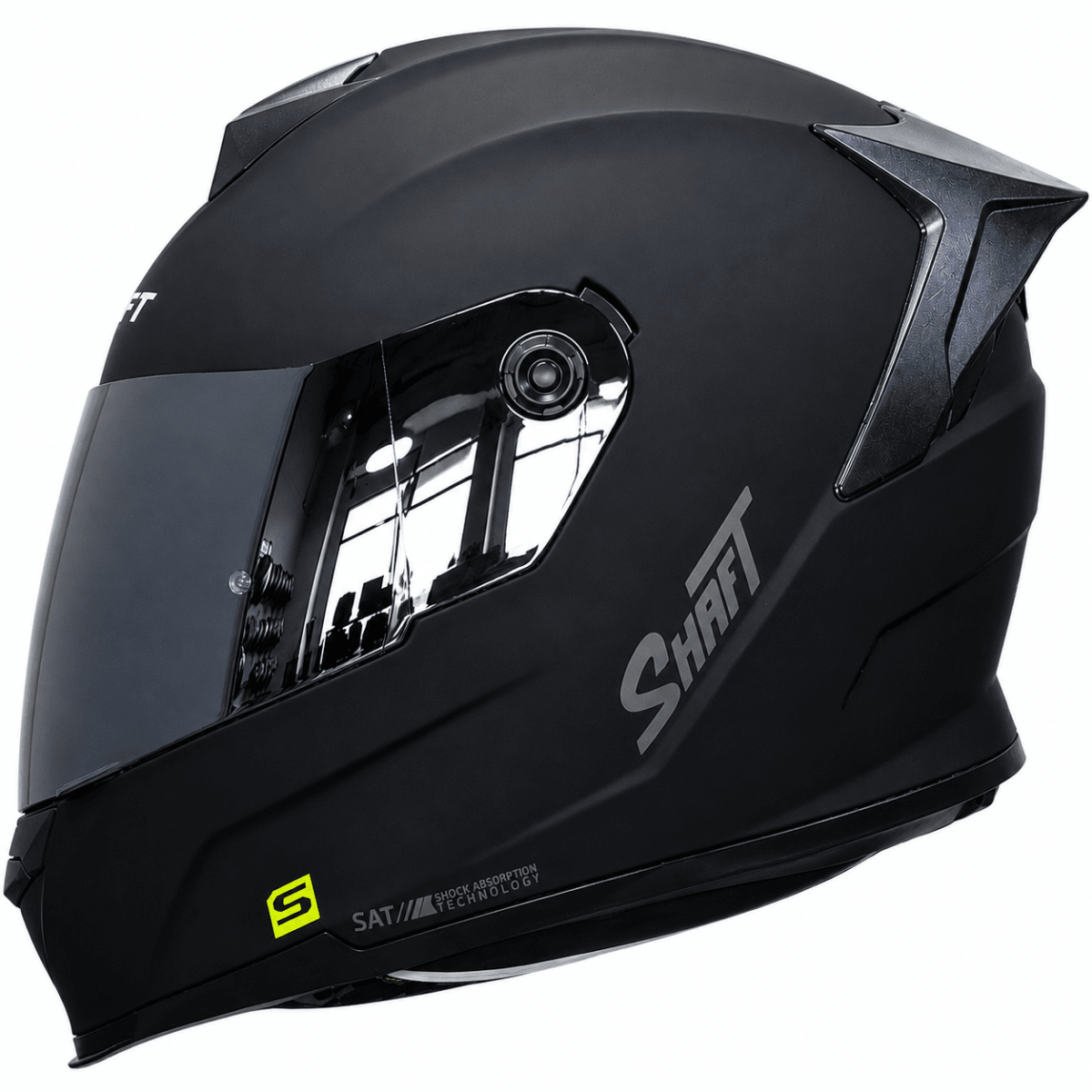 CASCO SHAFT 502SP SOLID NEGRO SILVER | CASCO INTEGRAL CERTIFICADO DOT ACREDITADO1