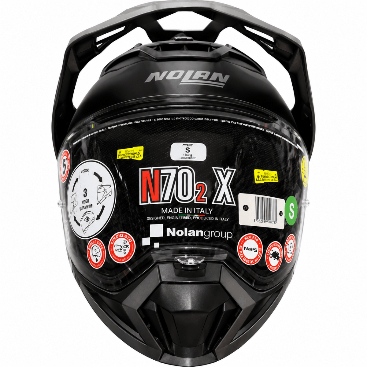 CASCO INTEGRAL NOLAN N70-2 X TORPEDO GRIS AMARILLO | VERSATILIDAD Y AVENTURA SIN LÍMITES2