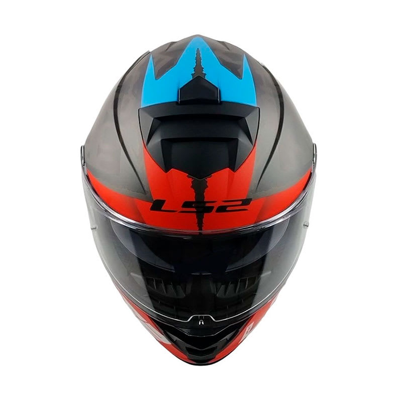 Casco Ff800 Storm Ii Negro Rojo Titanio Mate Talla Xl3