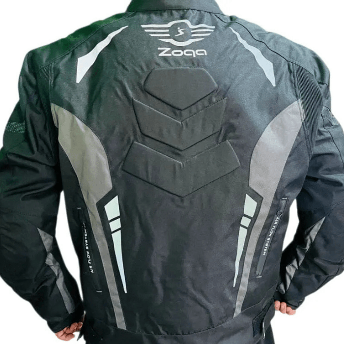 Chaquetas Para Motociclistas Safe Drive negra gris3