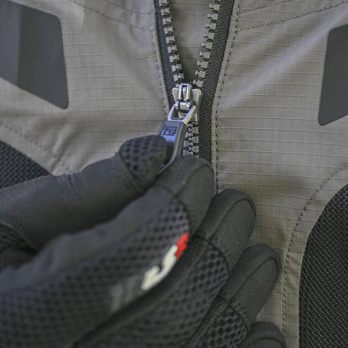 CHAQUETA LS2 GARDA AIR NEGRA ROJA3