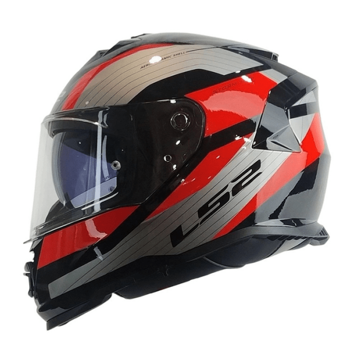 CASCO LS2 FF800 STORM II ROCKER SILVER ROJO3
