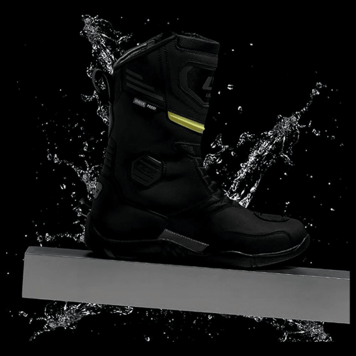 BOTA LS2 GOBY NEGRA AMARILLA WP HOMBRE3