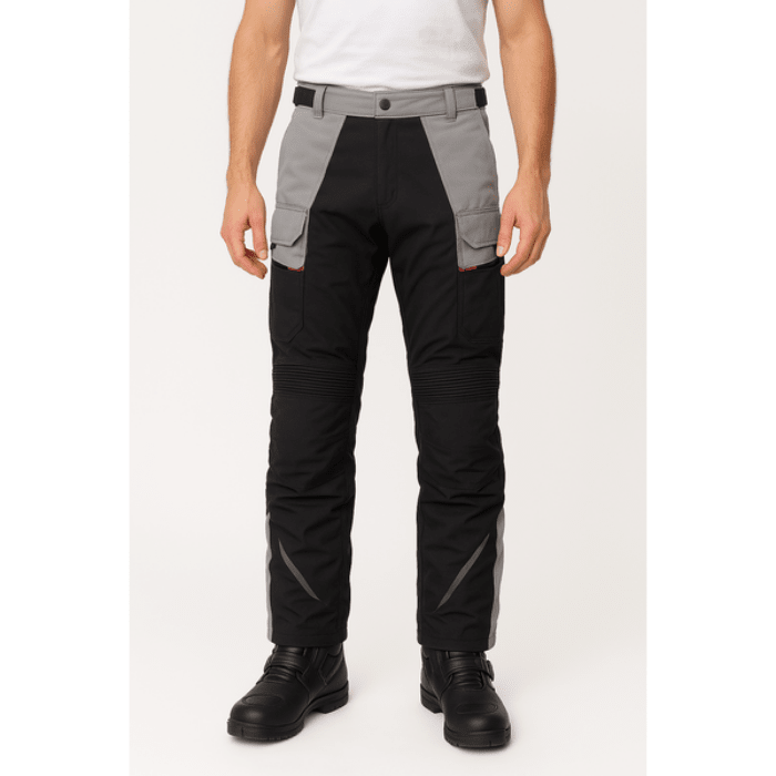 PANTALÓN OCTANE INVICTUS NEGRO GRIS | DOMINA LA RUTA CON TOTAL PROTECCIÓN3