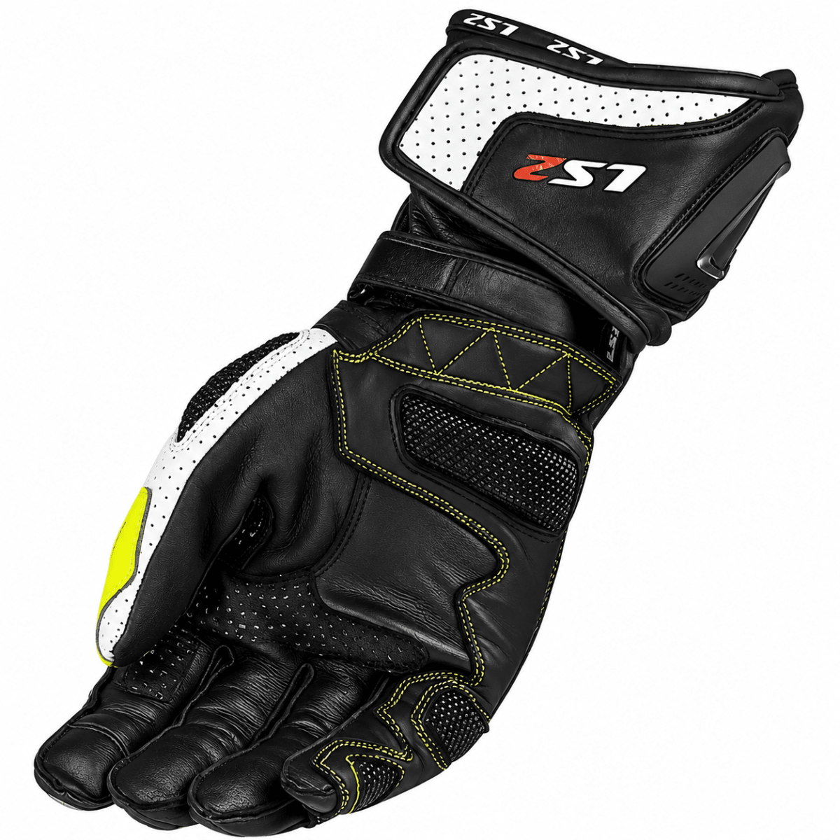 GUANTE LS2 RACING SWIFT HOMBRE AMARILLO FLÚOR | RENDIMIENTO DEPORTIVO PARA CADA CURVA2