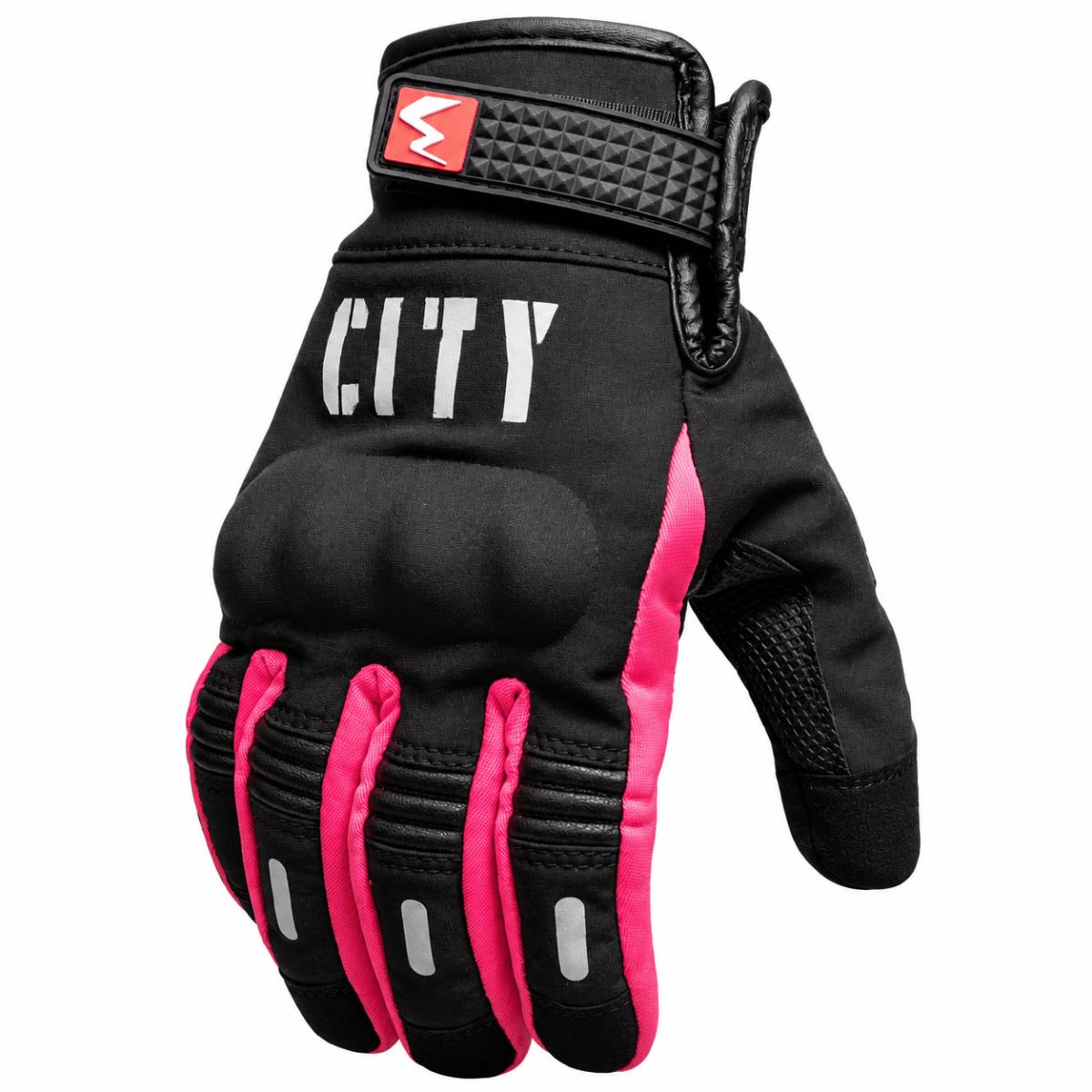 GUANTES MADBIKE CITY TOUCH ROSA PARA MOTO | ESTILO, PROTECCIÓN Y CONTROL2
