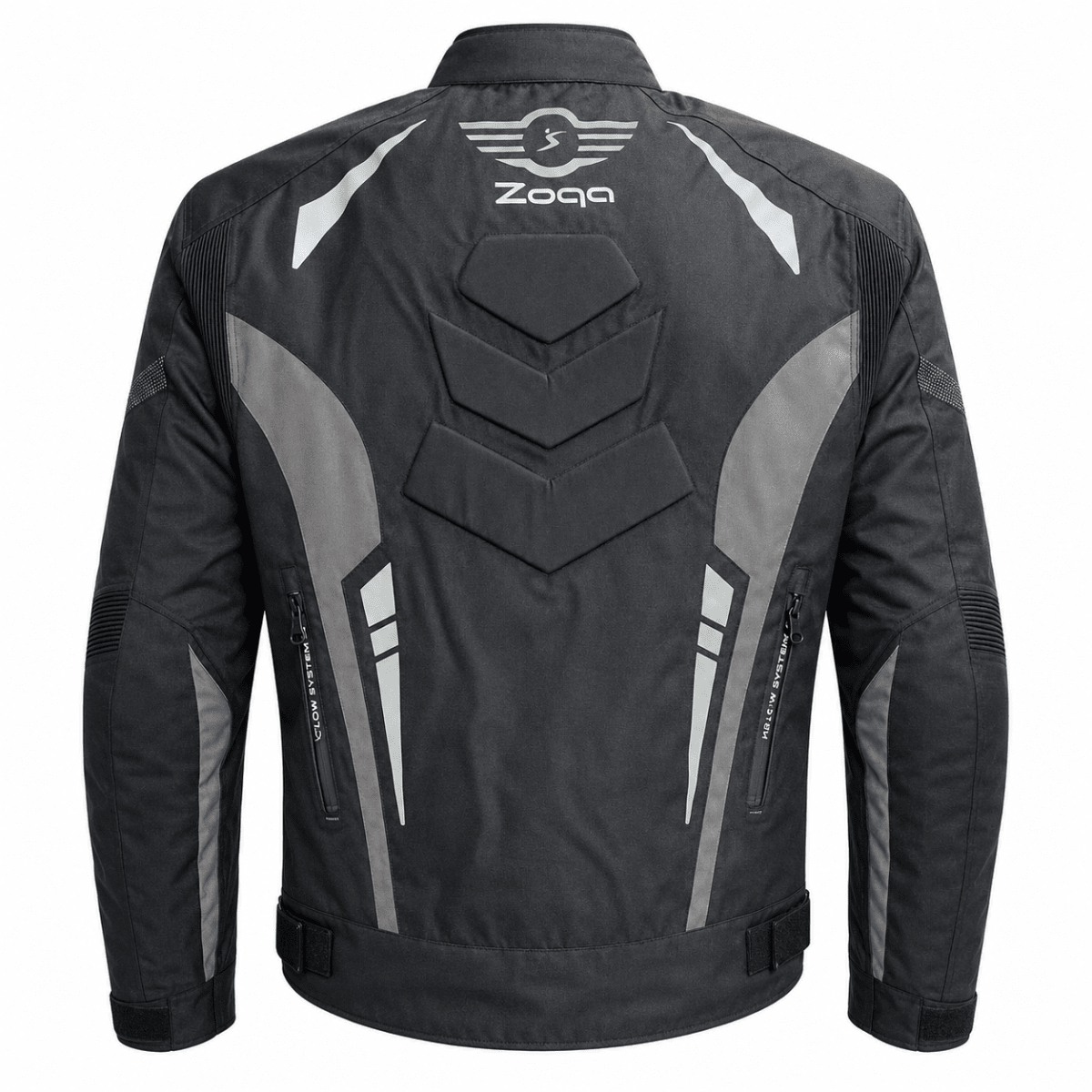 CHAQUETA PARA MOTOCICLISTAS SAFE DRIVE NEGRA GRIS | PARA SUPERAR CUALQUIER DESAFÍO2