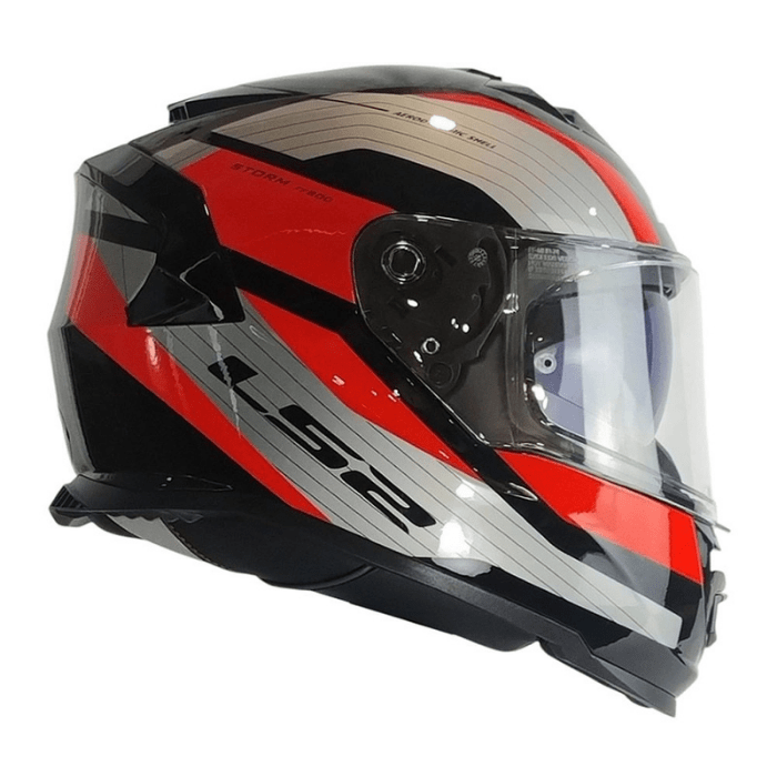 CASCO LS2 FF800 STORM II ROCKER SILVER ROJO4